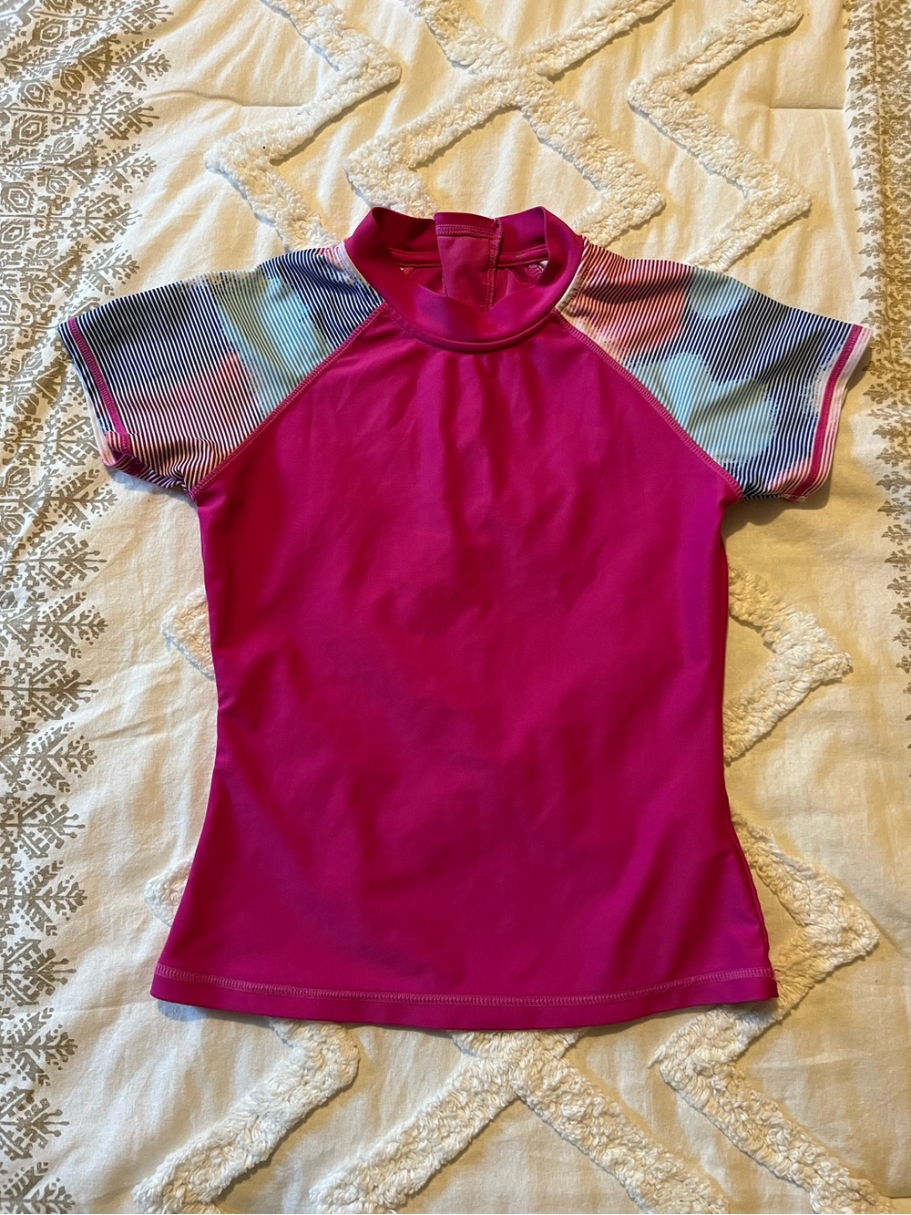 Eddie Bauer Girls Rashgaurd Swim Top
